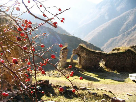 Развалины Дадиванксого монастыря. Развалины Дадиванксого монастыря.