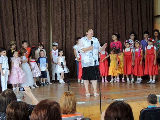 Председатель русской общины НКР Галина Сомова. Председатель русской общины НКР Галина Сомова.