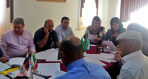 На заседании шестого съезда «Единого Кавказского форума». Фото Хеды Саратовой для "Кавказского узла"
