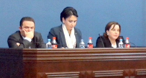 Заседание комитета по правам человека и гражданской интеграции парламента Грузии. 22 октября. 2014 год. Фото Инны Кукуджановой для "Кавказского узла"
