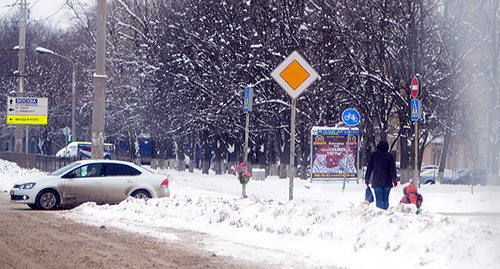 Снегопад в ростове-на-Дону. Фото Олега Пчелова для "Кавказского узла" Снегопад в ростове-на-Дону. Фото Олега Пчелова для "Кавказского узла"