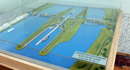 Макет  Багаевского гидроузла Фото: http://gorodskoyportal.ru/rostov/news/auto_news/19097598/