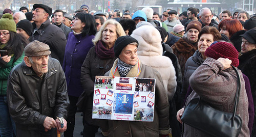 Участники митинга в память жертв 1 марта. Фото Тиграна Петросяна для "Кавказского узла" Участники митинга в память жертв 1 марта. Фото Тиграна Петросяна для "Кавказского узла"