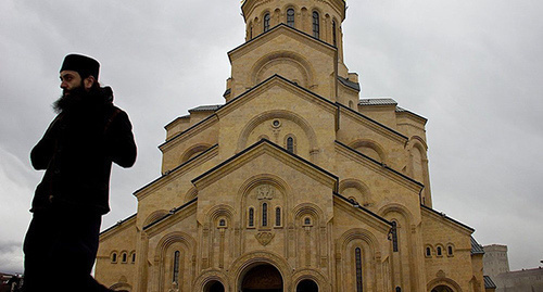 Собор в Тбилиси. Фото: © Sputnik/ Levan Avlabreli, http://sputnik-georgia.ru/society/20160321/230700406.html

