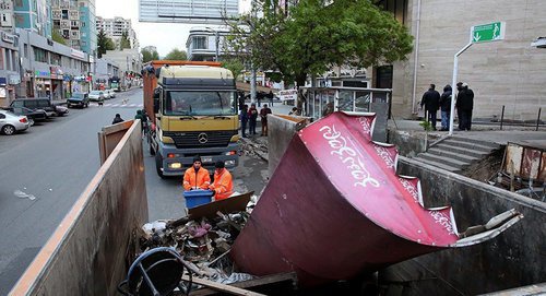 Территория у метро Ахметели Фото © FB / Мэрия Тбилиси Территория у метро Ахметели Фото © FB / Мэрия Тбилиси