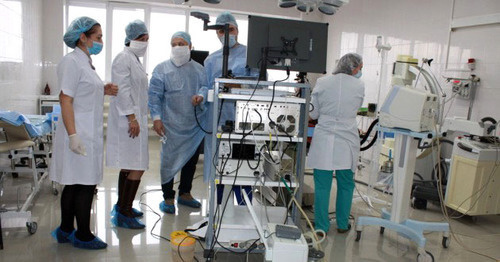 В операционной клинической больнице. Фото: pravitelstvo.kbr.ru В операционной клинической больнице. Фото: pravitelstvo.kbr.ru