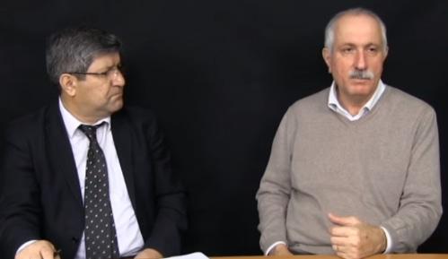 Аваз Зейналлы (слева) и Мехман Алиев. Фото: скриншоит видео Youtube канала 
Xural Qezeti
