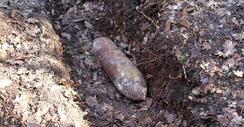 Авиабомба времен Великой Отечественной войны. Фото: Пресс-служба МЧС России Авиабомба времен Великой Отечественной войны. Фото: Пресс-служба МЧС России