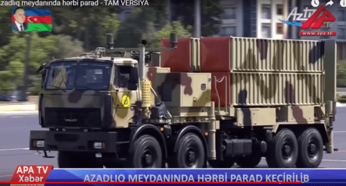 ОТРК "Лора". Скриншот с трансляции парада в Баку ОТРК "Лора". Скриншот с трансляции парада в Баку