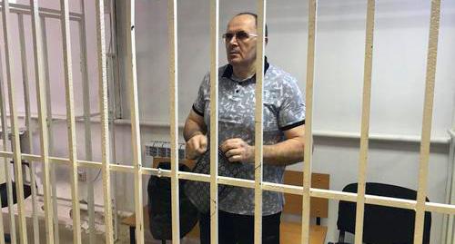 Оюб Титиев в суде. Фото Патимат Махмудовой для "Кавказского узла"