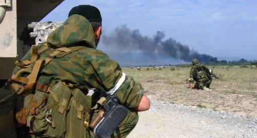 Бойцы батальона "Восток" в Грузии. Фото: Яна Амелина, https://commons.wikimedia.org/wiki/File:Battalion_Vostok_3.jpg