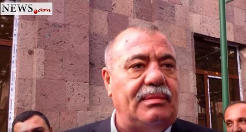 Манвел Григорян. Фото: скриншот видео youtube канала NewsamChannel. 
https://www.youtube.com/watch?time_continue=18&v=ucyZNYCpHUs