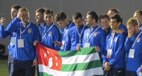 Сборная Абхазии на чемпионате в Нагорном Карабахе. Фото Алвард Григорян для "Кавказского узла".