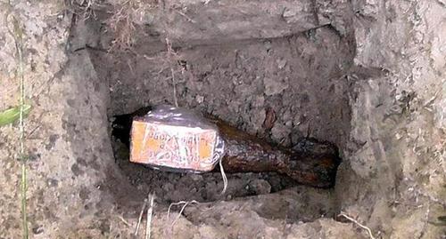 76-миллиметровый артиллерийский снаряд времен Великой Отечественной войны со следами коррозии. / Фото http://rosgvard.ru/ru/news/article/v-krasnodare-i-adygee-vzryvotexniki-omon-obsledovali-i-unichtozhili-boepripasy-vremen-velikoj-otechestvennoj-vojny