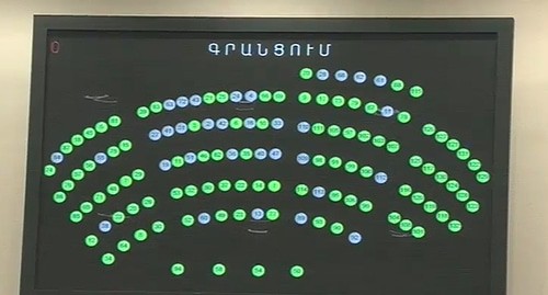 Результаты голосования в парламенте Армении. Кадр прямого эфира Parliament of Armenia 22.01.2020 https://www.youtube.com/watch?v=nZbAVOiRLWQ&feature=emb_logo Результаты голосования в парламенте Армении. Кадр прямого эфира Parliament of Armenia 22.01.2020 https://www.youtube.com/watch?v=nZbAVOiRLWQ&feature=emb_logo