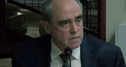 Ян Рачинский на презентации base.memo.ru. Москва, декабрь 2017. Международный Мемориал. 
Фото: пресс-служба ПЦ "Мемориал" https://www.memo.ru/