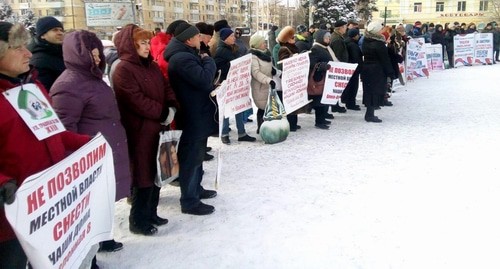Митинг дольщиков в Ростове-на-Дону. 9 февраля 2020 года. Фото Валерия Люгаева для "Кавказского узла". Митинг дольщиков в Ростове-на-Дону. 9 февраля 2020 года. Фото Валерия Люгаева для "Кавказского узла".