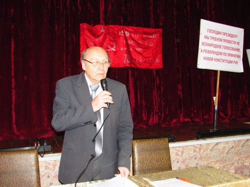 Секретарь горкома КПРФ в Лермонтове Владимир Рябченко. Фото Вячеслава Ященко для "Кавказского узла"