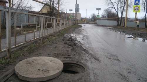 Улица в Шахтах. Фото Вячеслава Прудникова для "Кавказского узла".