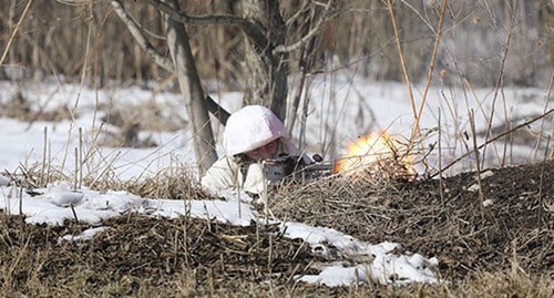Учения российских мотострелков. Фото: минобороны РФ https://structure.mil.ru/ Учения российских мотострелков. Фото: минобороны РФ https://structure.mil.ru/