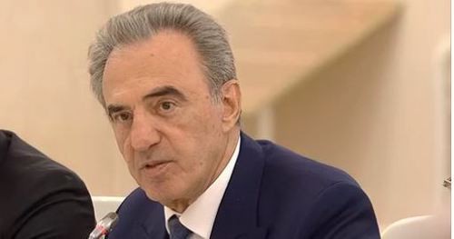 Асламбек Паскачев. Стоп-кадр видео заседания Совета по межнациональным отношениям при президенте России в Нальчике. 29 ноября 2019 года. http://kremlin.ru/events/president/news/62160