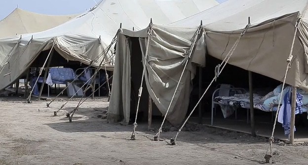 Временный лагерь у селения Куллар. Кадрвидео "Кавказского узла" https://www.youtube.com/watch?v=PCjWplDPOpM&feature=emb_logo