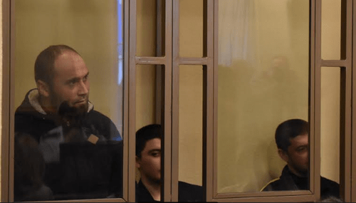 Самир Ибрагимов, Хидирнеби Казуев и Габибула Халдузов в зале суда. Фото Константина Волгина для "Кавказского узла". Самир Ибрагимов, Хидирнеби Казуев и Габибула Халдузов в зале суда. Фото Константина Волгина для "Кавказского узла".