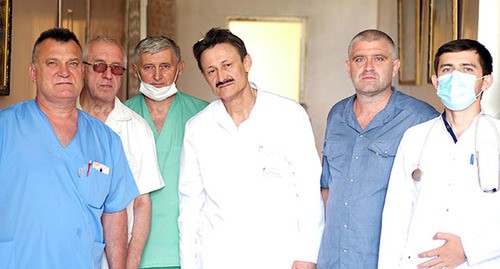 Врачи Центральной горбольнцы Каменск-Шахтинского. Фото Вячеслава Прудникова для "Кавказского узла"