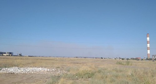 Бурое облако в небе. Фото Анастасии Сереевой