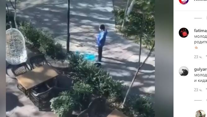 Скриншот видео в группе Vesti.dagestan в Instagram. https://www.instagram.com/p/CGS4j0KHp83/