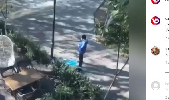 Скриншот видео в группе Vesti.dagestan в Instagram. https://www.instagram.com/p/CGS4j0KHp83/