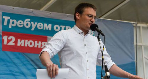 Михаил Беньяш на митинге в Краснодаре, 2018 год. © Фото Елены Синеок, Юга.ру Михаил Беньяш на митинге в Краснодаре, 2018 год. © Фото Елены Синеок, Юга.ру