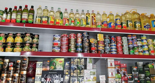 Прилавок в магазине Владикавказа. 22 октября 2020 г. Фото Эммы Марзоевой для "Кавказского узла".