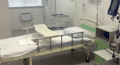 Палата в новом медцентре в Ботаюрте. Фото пресс-службы минздрава Дагестана Палата в новом медцентре в Ботаюрте. Фото пресс-службы минздрава Дагестана