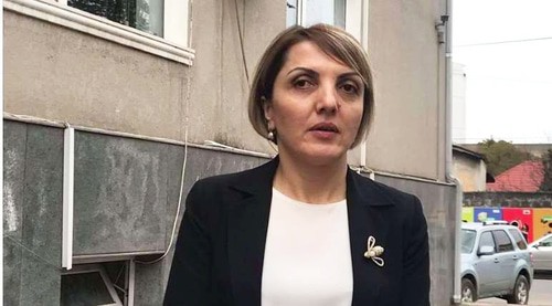 Глава Минздрава Аджарии Нино Нижарадзе. Кадр видео 
Ajara TV https://www.youtube.com/watch?v=0dQaBr6zCD8 