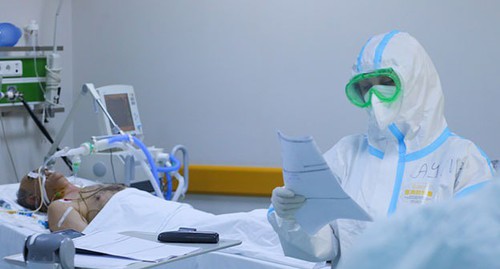 Медицинские работники. Фото Азиза Каримова для "Кавказского узла" Медицинские работники. Фото Азиза Каримова для "Кавказского узла"