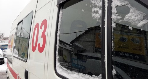 Автомобиль скорой помощи. Фото Нины Тумановой для "Кавказского узла" Автомобиль скорой помощи. Фото Нины Тумановой для "Кавказского узла"