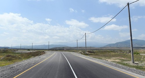 Линия электропередачи в Суговушан от Тертерской подстанции. Фото пресс-службы ОАО «Азершиг» https://azerishiq.az/xeberler/oao-azerishyg-otchitalos-o-shirokomasshtabnykh-rabotakh-v-beylagane-i-agdzhabedi Линия электропередачи в Суговушан от Тертерской подстанции. Фото пресс-службы ОАО «Азершиг» https://azerishiq.az/xeberler/oao-azerishyg-otchitalos-o-shirokomasshtabnykh-rabotakh-v-beylagane-i-agdzhabedi
