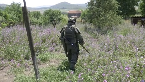 Разминирование в Нагорном Карабахе. Фото пресс-службы МО России Разминирование в Нагорном Карабахе. Фото пресс-службы МО России