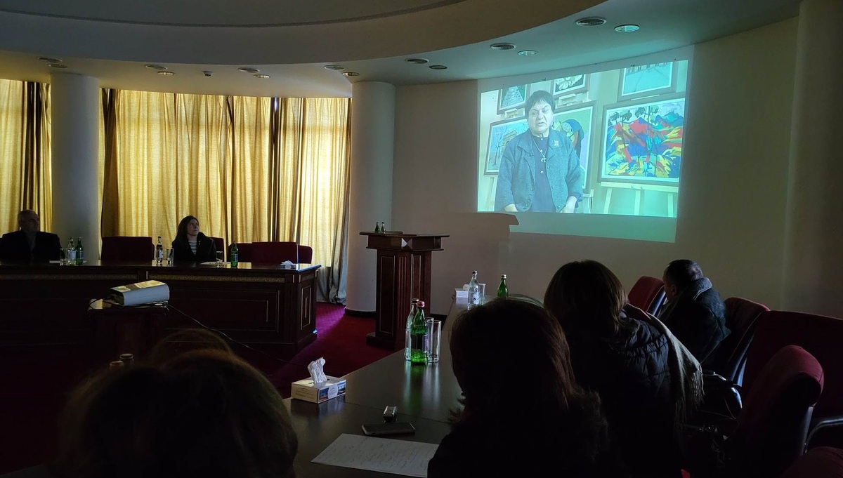 Презентация проекта «Гражданская журналистика для вынужденно перемещенных лиц» Степанакертского пресс-клуба. Степанакерт, Нагорный Карабах. 27 января 2023 год. Фото Алвард Григорян для "Кавказского узла" Презентация проекта «Гражданская журналистика для вынужденно перемещенных лиц» Степанакертского пресс-клуба. Степанакерт, Нагорный Карабах. 27 января 2023 год. Фото Алвард Григорян для "Кавказского узла"