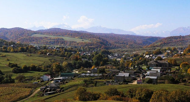 Село Герпегеж Черекского района. Фото: Gourty. https://ru.wikipedia.org/ Село Герпегеж Черекского района. Фото: Gourty. https://ru.wikipedia.org/