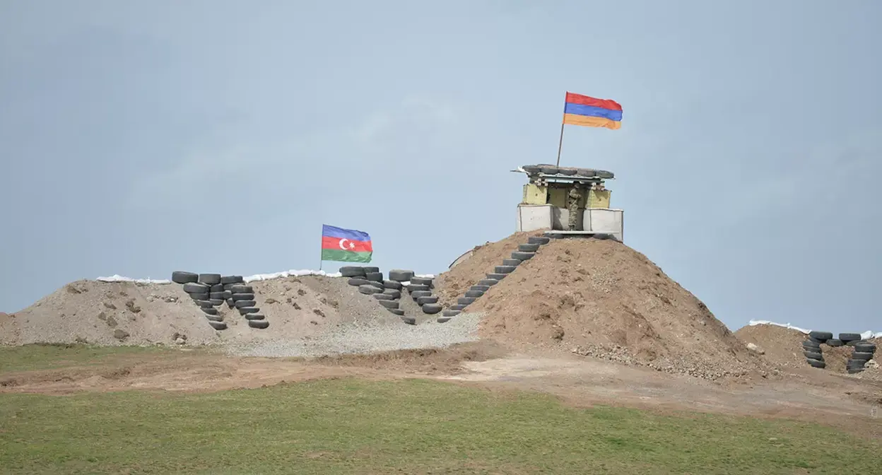 Граница Армении и Азербайджана. Фото: пресс-служуба аппарата президента Республики Армения