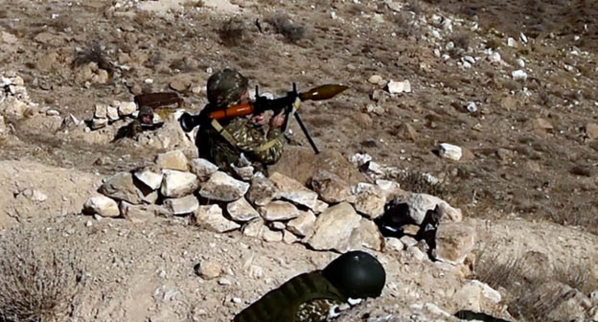 На линии соприкосновения в Нагорном Карабахе. Фото: https://www.mil.am На линии соприкосновения в Нагорном Карабахе. Фото: https://www.mil.am