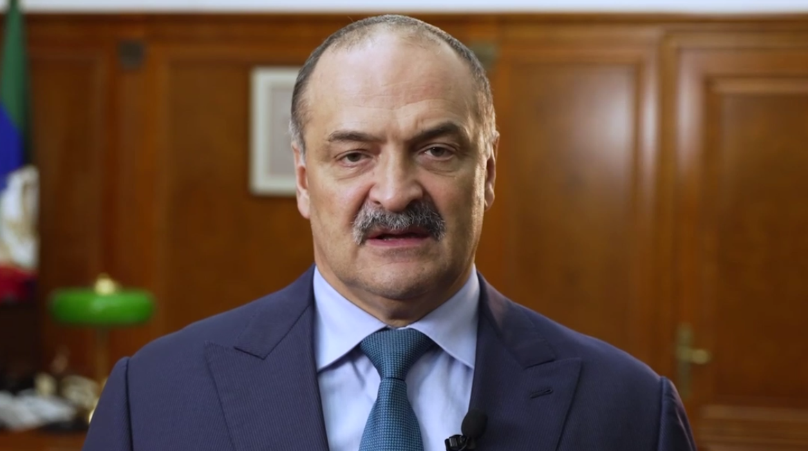 Сергей Меликов. Стоп-кадр видео из Telegram-канала главы Дагестана от 30.10.23, https://t.me/melikov05/1547
