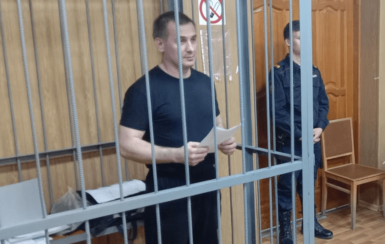 Игорь Нагавкин в суде. Фото корреспондента "Кавказского узла". Игорь Нагавкин в суде. Фото корреспондента "Кавказского узла".