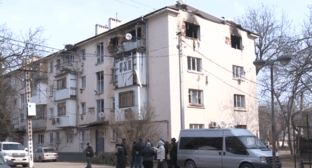 Состояние дома на улице Осканова. Скриншот из видео в Telegram-канале Калиматова от 05.03.24, https://t.me/MAKalimatovvv/3520
