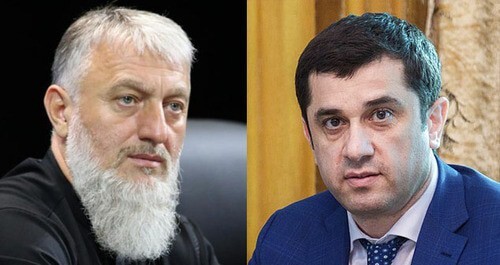Адам Делимханов (слева) и Бакхан Барахоев. Коллаж "Кавказского узла". Фото: Targimingush https://ru.wikipedia.org Грозный Информ
