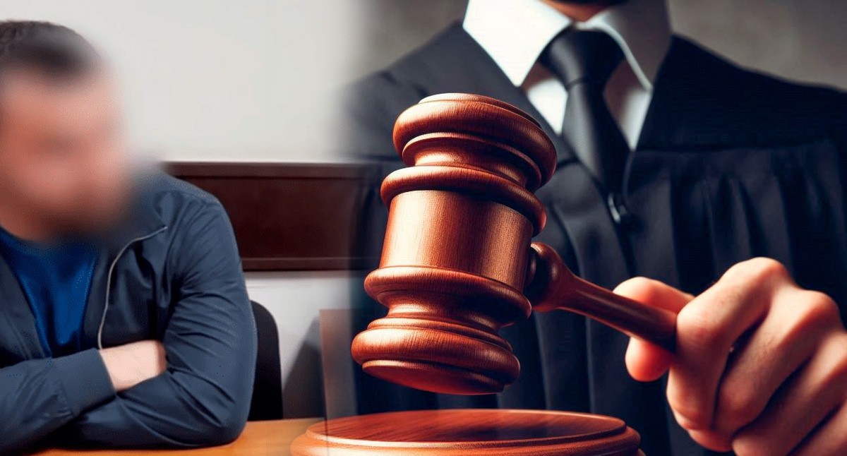 Коллаж "Кавказского Узла" Владелец заправки и судья. Фото: https://t.me/dagestan_sledcom05/2451 и иллюстрация создана с помощью программы Copilot
