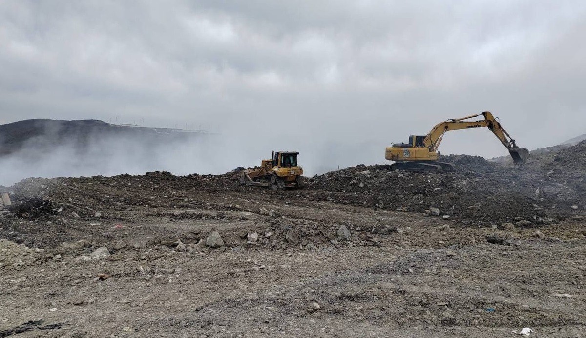 Пожар на мусорном полигоне в Новороссийске. Скриншот поста в телеграм-канале оперативного штаба Краснодарского края https://t.me/opershtab23/13065 Пожар на мусорном полигоне в Новороссийске. Скриншот поста в телеграм-канале оперативного штаба Краснодарского края https://t.me/opershtab23/13065