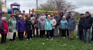 Обращение жителей хутора Воскресенский к Путину. Стоп-кадр видео из Telegram-канала 